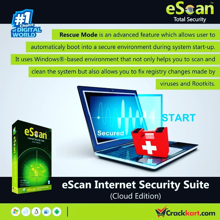 eScan Internet Security Suite with Rescue Mode 