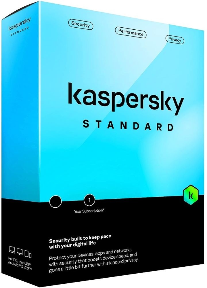  Kaspersky Standard 1 Device 1 Year 