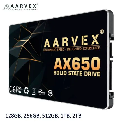 Aarvex 512 GB SATA SSD 2.5 AX650